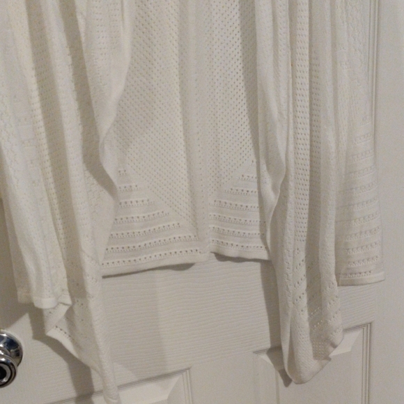 Christopher & Banks White Open-Front Cardigan - Picture 4 of 7